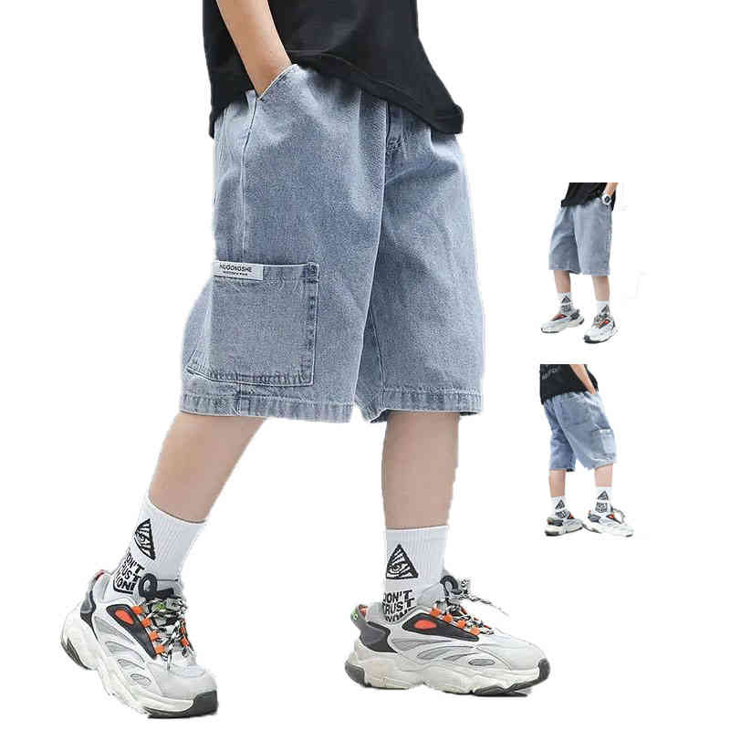 Gパン ゆったり ハーフパンツ デニムハーフパンツ デニムパンツショート丈 ショートパンツ 半ズボン 子供服 短パン デニムハーフパンツ 男の子 ジュニア ボトムス 子供用 夏 ジーンズ デニム パンツ カジュアル 送料無料