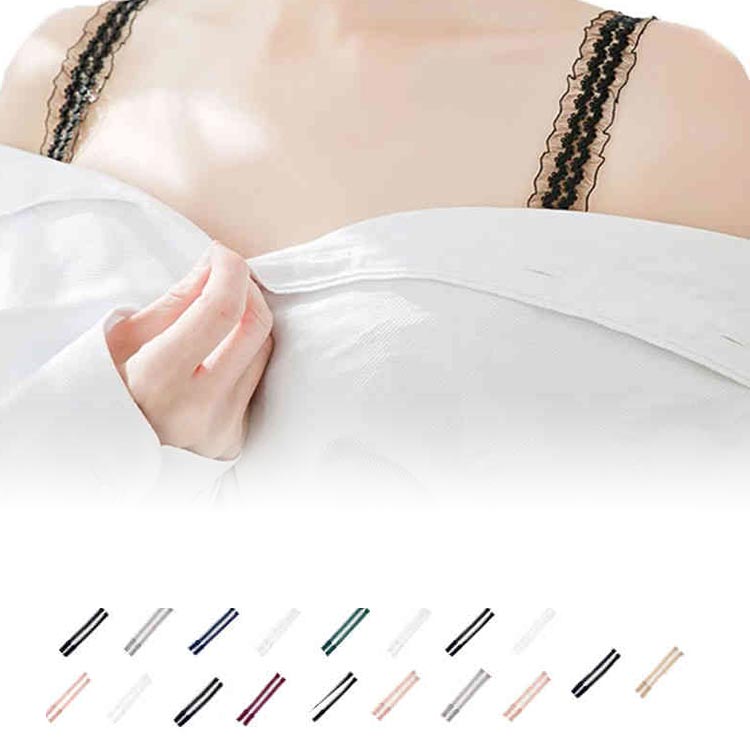 インナー ブラジャー 4本組 アクセサリー 下着 肩ストラップ 替えストラップ ブラストラップ 肩紐 ストラップ かわいい フリル肩紐 レディース レース 替え...