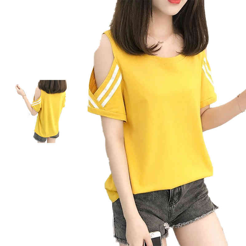 樂天商城 - Tシャツ プルオーバー 春夏 肩出しブラウス おしゃれブラウス フォーマル レディース おしゃれ フォーマルブラウス カットソー 女性用 トップス 肩開き 送料無料