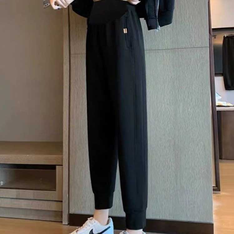 美脚 秋冬 マタニティ ワイドパンツ 裏ボア スウェットパンツ あったか オシャレ レディース パンツ アジャスター 裏起毛 マタニティリブパンツ パンツ 美シルエット ストレッチ 脚長効果 マタニティ 圧倒的な暖かさ ロングパンツ レギパン ウエストゴム 長ズボン 無地