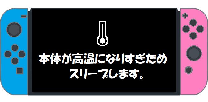 Switch 「本体が高温になりすぎたためスリープします。」エラーが頻発する症状の修理します【任天堂・スイッチ・本体修理】