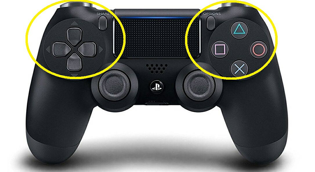 PS4 Dualshock 4 の各ボタンを一ヵ所だけ修理します