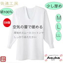 \母の日遅れてごめんね 500円%オフ!/【楽天1位】グンゼ 日本製 綿100% 紳士 少し厚地 長袖U首 保温素材 日本製 紳士肌着 快適工房 あたたかい 空...
