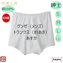 【母の日セール実施中】【楽天1位】【3枚セット】【トランクス】【S M L LL 3L 4L】グンゼ 肌着 快適工房 良質 綿100％ 紳士トランクス 前あき 白 ラクダ 日本製 肌触り着心地よい メンズ 入院 施設 入所 洗い替え お買い得 プレゼント ギフト 父の日