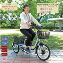 \母の日セール!10%オフ!/アシらくロータイプ 電動アシスト三輪自転車 安心 安全 快適 家庭用コンセントで 充電 LEDライト TSマーク(型式認定番号)取...