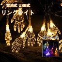 送料無料 ハロウィン 飾り 電池式 USB式 幽霊の手 デコレーション ハロウィーン イルミネーション ハロウィンライト 雰囲気作り ストリングライト ガーデンライトガーランド ランタン ドクロ ハロウィーン 装飾 ランプ ガーランド 飾りティー ハロウィン 庭