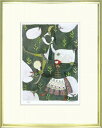 【版画・絵画】浅倉田美子『Let’s dancing with sheep』スタッカートスクリーニング■新品★