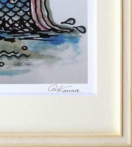 アート明日香の【版画・絵画】KANNA『アマビエ様』ジクレー■限定300部・新品★｜アングル3