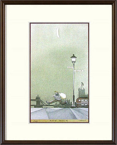 【版画・絵画】浅倉田美子『NEW MOON』スタッカートスクリーニング(※)■限定750部・新品★