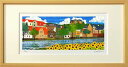 【版画・絵画】はりたつお『夏のマールブルクとひまわり(小)』ジクレー■限定300部・新品★