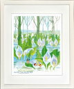 【版画・絵画】はりたつお『水芭蕉』ジクレー■限定300部・新品★