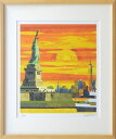 【版画・絵画】はりたつお『ニューヨーク』ジクレー■限定300部・新品★