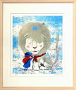 【版画・絵画】はりたつお『マフラー』ジクレー■限定300部・新品★