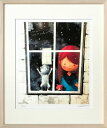 【版画・絵画】はりたつお『雪ふる日いっしょだね』ジクレー■限定300部・新品★