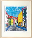 【版画・絵画】はりたつお『雪降るタリン歴史地区』ジクレー■限定300部・新品★