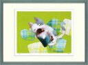 【版画・絵画】菜生『猫とぬいぐるみインコ』ジクレー■限定300部・新品★