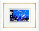 【版画・絵画】吉岡浩太郎『サンタの夜』クリスタルプリント■限定1000部・新品★