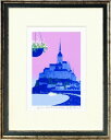 【版画・絵画】吉岡浩太郎『モンサンミッシェル (B)』インプレッシブプリント■限定2000部・新品★