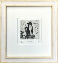 【版画・絵画】山岡康子『farm』銅版画(エッチング)■限定300部・新品★
