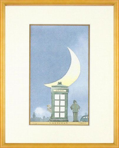 【版画・絵画】浅倉田美子『CRESCENT』スタッカートスクリーニング■限定750部・新品★