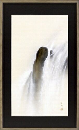 【日本画・絵画】中川幸彦『瀑聲』日本画■新品★