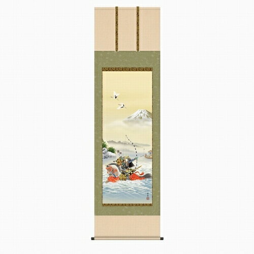 商品の詳細 作家名 石田芳園 作品名 波上武者（尺五立） 技法 版画+手彩色 外径サイズ 190×55 cm 作品サイズ − 補足説明 表装済　尺五立 状態 新品 付属品 高級桐箱 エディション 【作品解説・掛軸】端午の節句に飾っていただける掛軸で、武者の立派な勇姿が描かれています。男子の健やかな成長と立身出世を願う掛軸で、男子誕生のお祝いなどの贈答用にも用いられます。【作者略歴】石田　芳園三美会所属【掛け軸寸法・体裁】■寸法　縦190cm×横55cm　（尺五立）■表装　表装済・風帯付■本紙　絹本■軸先　陶器■箱　　高級桐箱収納 ※ 本商品は、店舗等でも販売している為、　　ご注文のタイミングによっては完売となる場合が御座います　　ので、その場合は、ご容赦下さい。 ■石田芳園の一覧 ※商品画像は、出来る限り商品の色合いに近付けて再現する様、心掛けておりますが、ご使用のモニタによっては実際の色合いと異なって見える場合が御座います。予め、ご了承下さい。 掛軸：掛け軸：_人物_武者_端午の節句_節句