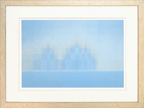 【版画・絵画】五味秀夫『蜃気楼』リトグラフ■限定50部・新品★