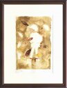 【版画・絵画】いわさきちひろ『枯葉の中の少年』リトグラフ■限定500部・新品★