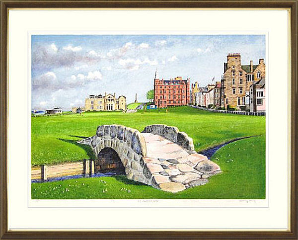 【版画・絵画】ジェレミー・キング『セントアンドリュース』リトグラフ■限定300部・新品★