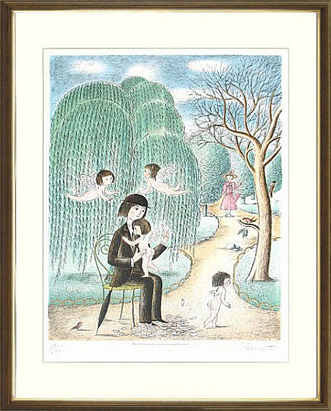 【版画・絵画】レイモン・ペイネ『天使の羽占い』リトグラフ■限定250部・新品★