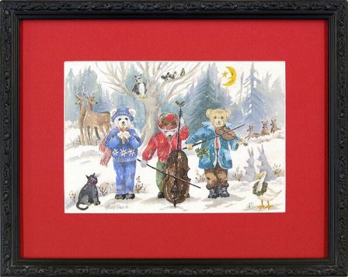 樂天商城 - 【絵画】ヘレン・ポール『Forest Trio』複製画■新品★