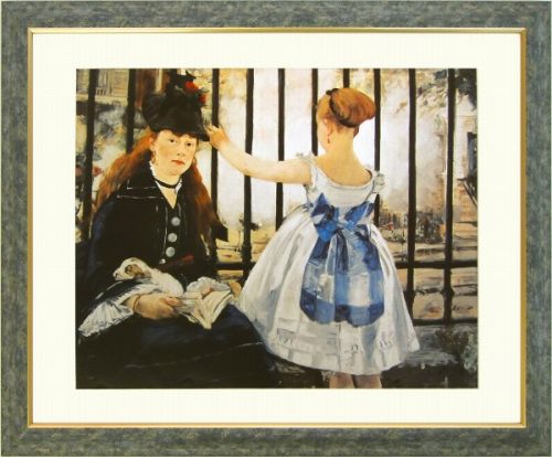 【絵画】エドゥアール・マネ『サン・ラザール駅』複製画■新品★