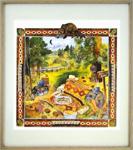 樂天商城 - 【絵画】L・ヒューメ『ハイキング』複製画■新品★