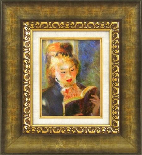 樂天商城 - 【絵画】ルノワール『読書する少女』複製画■新品★