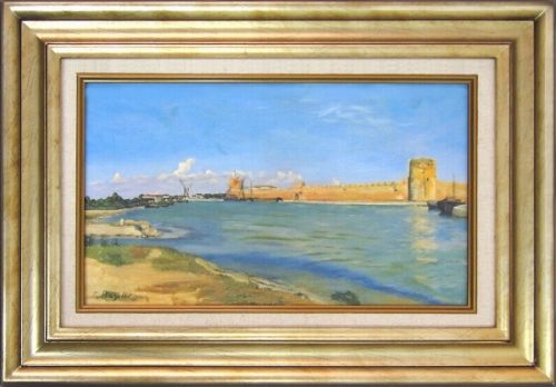 樂天商城 - 【絵画】フレデリック・バジル『エギュモルトの城壁』複製画■新品★