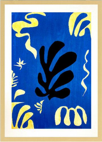 樂天商城 - 【絵画】ヘンリー・マティス『青に溶けるコンポジション （大）』複製画■新品★