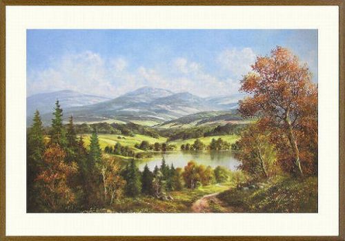 樂天商城 - 【絵画】ヘルムート・グラッスル『イーグル山脈』複製画■新品★