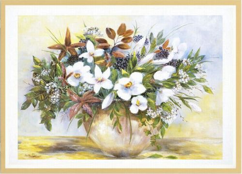 樂天商城 - 【絵画】リアン・ウィザー『Bounteouns Blooms』複製画■新品★