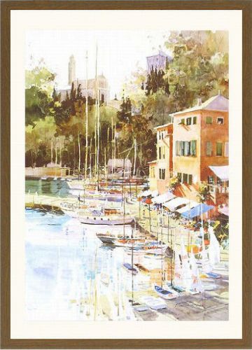 樂天商城 - 【絵画】サイマンドル『ハーバーハイツ』複製画■新品★