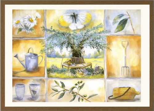 商品の詳細 作家名 リアン・ウィザー 作品名 Garden Theme 技法 オフセットによる複製 外径サイズ 87×63 cm 作品サイズ 59×49 cm 補足説明 箱無 状態 新品 付属品 額付 エディション 庭を描いた作品を中心に、花や静物などを、落ち着いた色合いで描かれた彩色豊かな静物画です。作品を見ている人の心を和まし、穏やかな時の流れを感じさせてくれます。お部屋の雰囲気を明るくするインテリアとしてお使いいただけます。 ※ 本商品は、店舗等でも販売している為、　　ご注文のタイミングによっては完売となる場合が御座います　　ので、その場合は、ご容赦下さい。 ■リアン・ウィザーの一覧 ※商品画像は、出来る限り商品の色合いに近付けて再現する様、心掛けておりますが、ご使用のモニタによっては実際の色合いと異なって見える場合が御座います。予め、ご了承下さい。 静物画_風景_蝶_昆虫_庭_植物_花_コップ