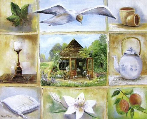 【絵画】リアン・ウィザー『Homely Theme』複製画■新品★ 2