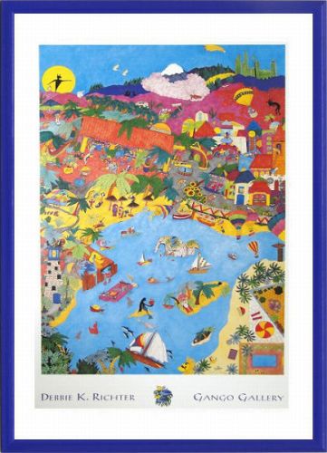【絵画】Debbie Richter『Gango Gallery』複製画■新品★
