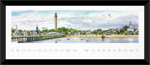 【絵画】Lucia de Leiris『Provincetown Waterfront』複製画■新品★