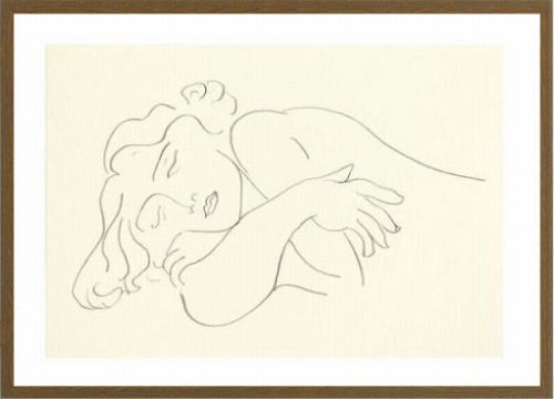 樂天商城 - 【絵画】ヘンリー・マティス『Sleeping Model』複製画■新品★