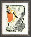 【絵画】ロートレック『ジャンヌ アヴリル』複製画■新品★