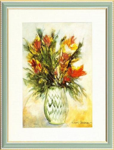 【絵画】リチャード・アケルマン『花束』複製画■新品★