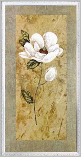 商品の詳細 作家名 ステファニア・カルリーニ 作品名 木蓮 技法 オフセットによる複製 外径サイズ 63×33 cm 作品サイズ 51×20 cm 補足説明 状態 新品 付属品 額付 エディション アンティーク調に仕上げられた作風が印象的な作品です。風水で「白」は、人と人との思いやり、親子関係や親愛、信頼、家庭円満など、人間関係にパワーがあるとされています。また、気を浄化する力を持つ「神聖な色」とされ、孤独な方にもパワーを発揮します。北や北東（鬼門）に飾ると効果が大きいとされています。 ※ 本商品は、店舗等でも販売している為、　　ご注文のタイミングによっては完売となる場合が御座います　　ので、その場合は、ご容赦下さい。 ■ステファニア・カルリーニの一覧 ※商品画像は、出来る限り商品の色合いに近付けて再現する様、心掛けておりますが、ご使用のモニタによっては実際の色合いと異なって見える場合が御座います。予め、ご了承下さい。 静物画_植物_花_華_フラワー_木蓮_木蘭_モクレン_マグノリア_アンティーク