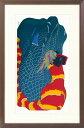 【版画・絵画】田中正秋『御頭神事の獅子舞 山形』シルクスクリーン■限定115部・新品★