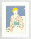 【版画・絵画】駒田寿郎『浴衣の女』シルクスクリーン■限定150部★
