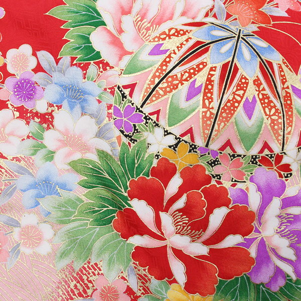 【あすかや 夏クリアランスセール 8/9-8/17 全品20％OFF】【お仕立て上がり】初着 女の子 産着 祝着 お祝い着 着物 正絹 お宮参り 赤ちゃん ベビー 毬 赤色 あすかや [商品番号pt3611]